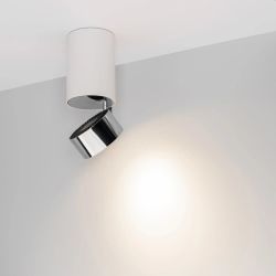 Светильник SP-PLURIO-SURFACE-LONG-R77-9W Day4000 (WH-CHR, 36 deg, 230V) (Arlight, IP20 Металл, 3 года) 040373