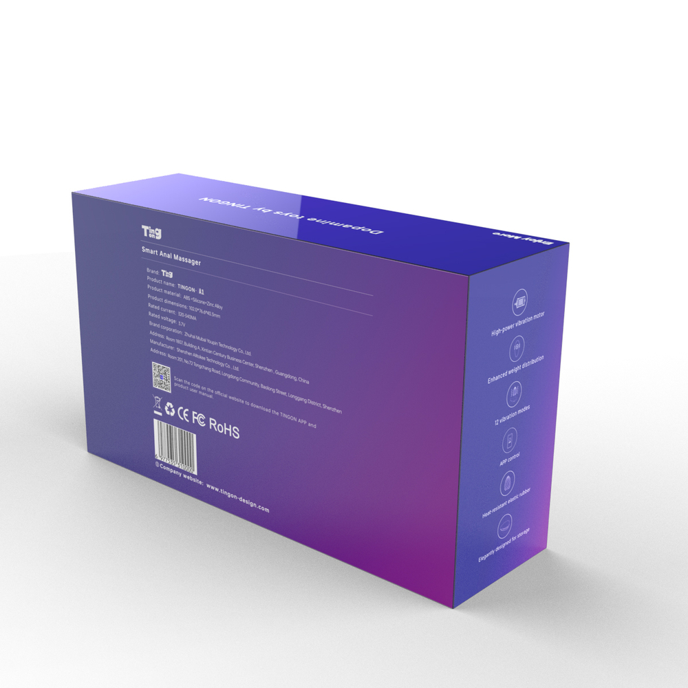 Интерактивная анальная вибропробка Tingon A1