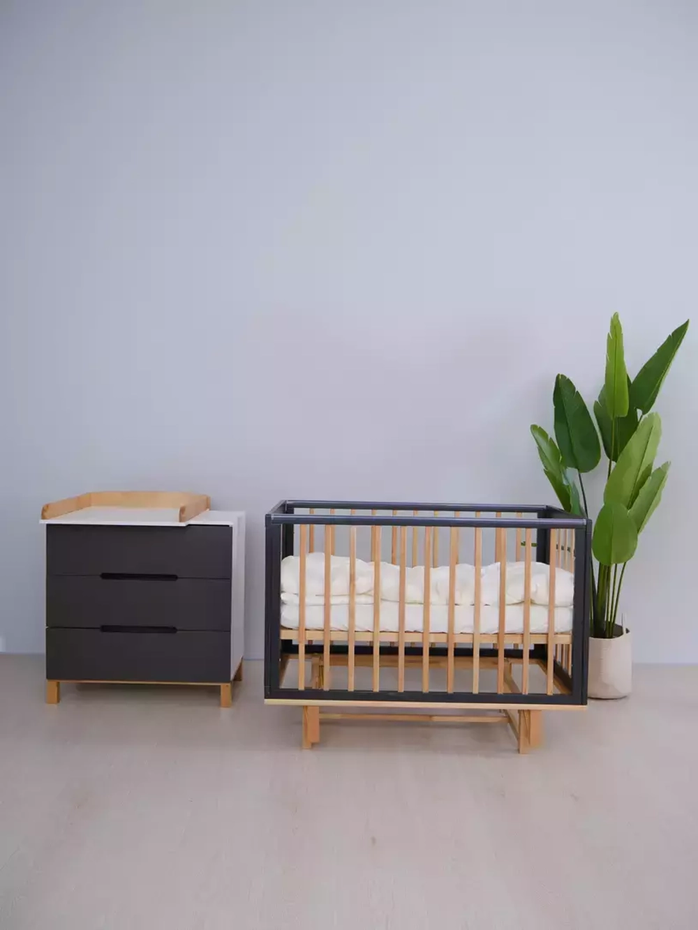 Кровать детская 120*60 RANT "INDY" (арт.866) без маятника Moon Grey