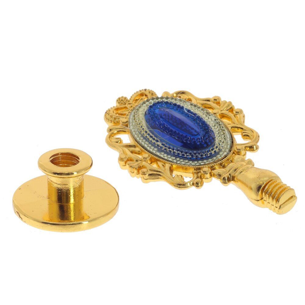 GAEM Набор для сургучной печати: ложка, воск, свеча, печать, 2 штампа, в ассортименте, L23 W11 H4 см