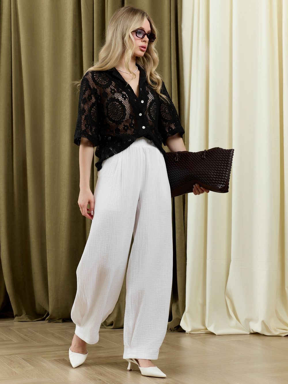 Брюки женские Асель-3 Виотекс БЕЛЫЙ