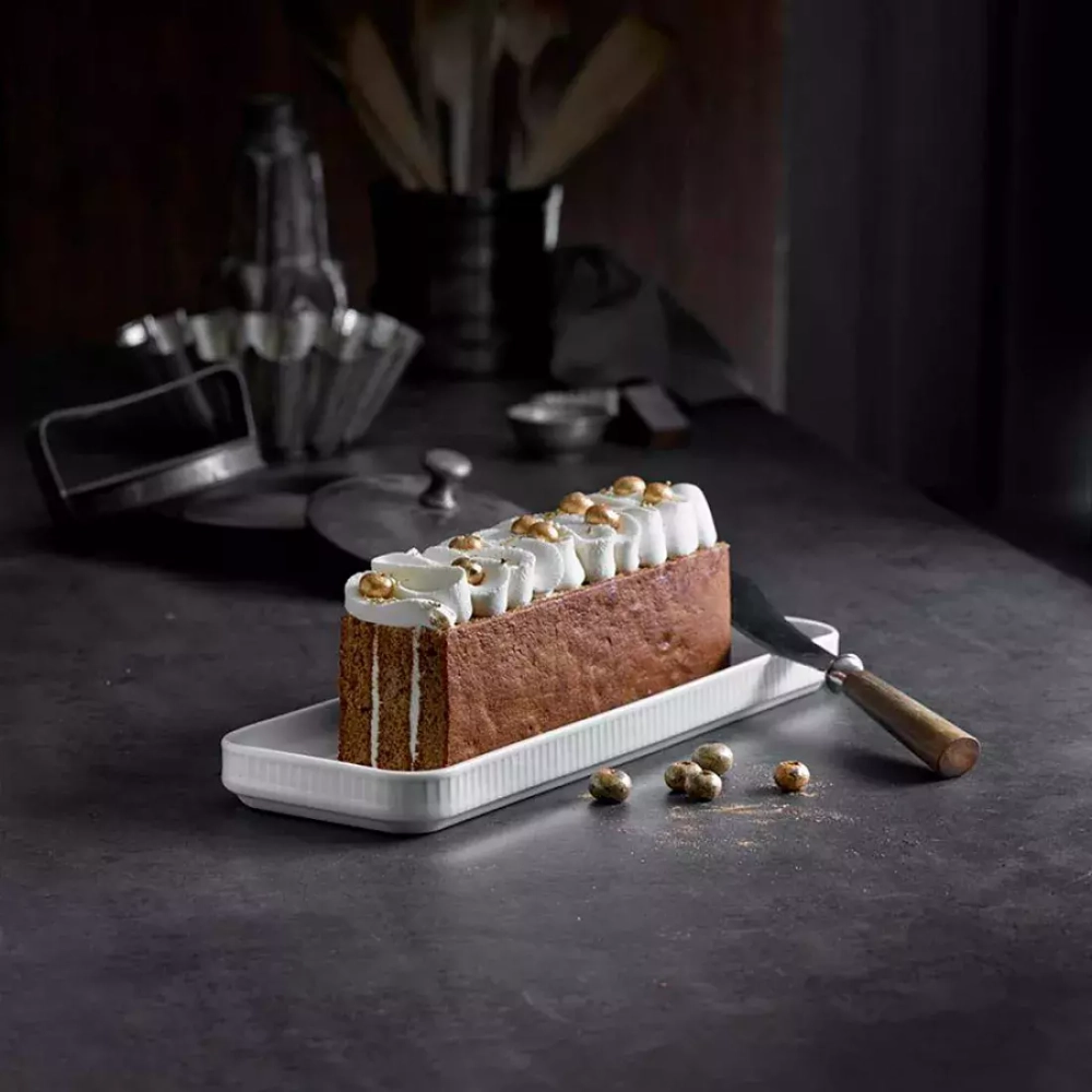 Блюдо сервировочное 18х12см Pillivuyt Plisse-Toulouse белое