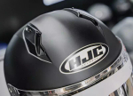 HJC C10 SEMI FALT BLACK