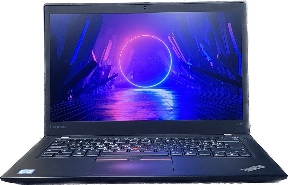14" Уценённый ноутбук Lenovo Thinkpad T470s i7 (1920x1080, Intel Core i7-6600U, RAM 8ГБ, SSD 256ГБ, Intel HD Graphics 520, Win 10 Pro)