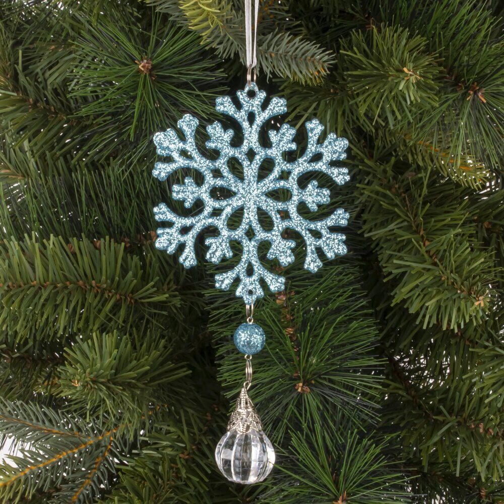 GAEM Украшение новогоднее "Снежинка", L6,5 W2 H15 см