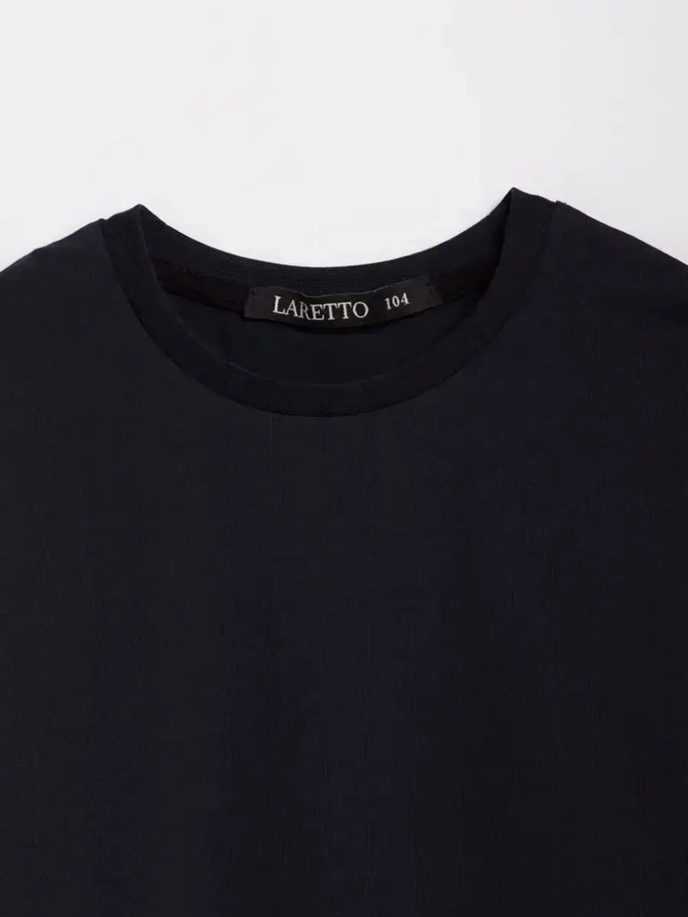 Черный лонгслив оверсайз для мальчика