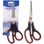 Ножницы универсальные бытовые «ИДЕЯДОМА», цвет черный, 21см (блистер Селфи)