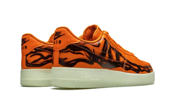 Кроссовки Nike Air Force 1 Low Skeleton Orange