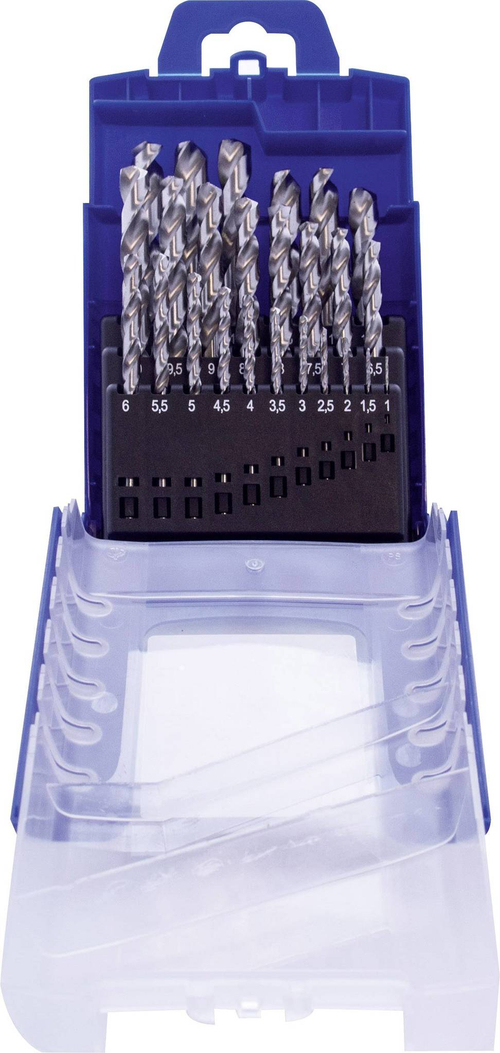 Набор свёрл по металлу с титановым покрытием HSS-Tin 1 — 13 мм 25 шт 29383