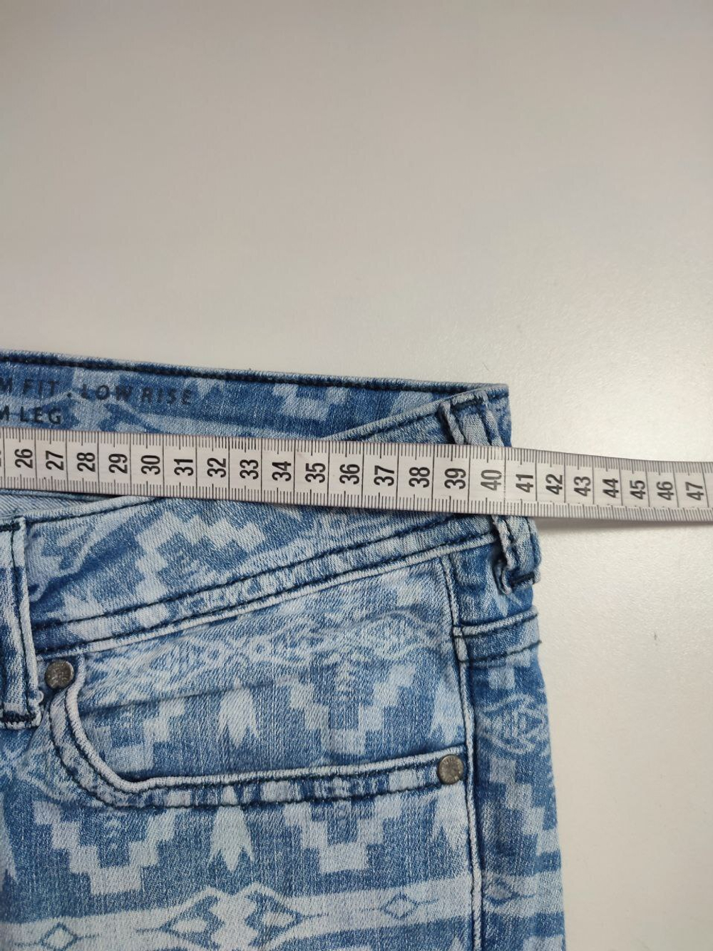 Джинсы Mustang с принтом 46 размер