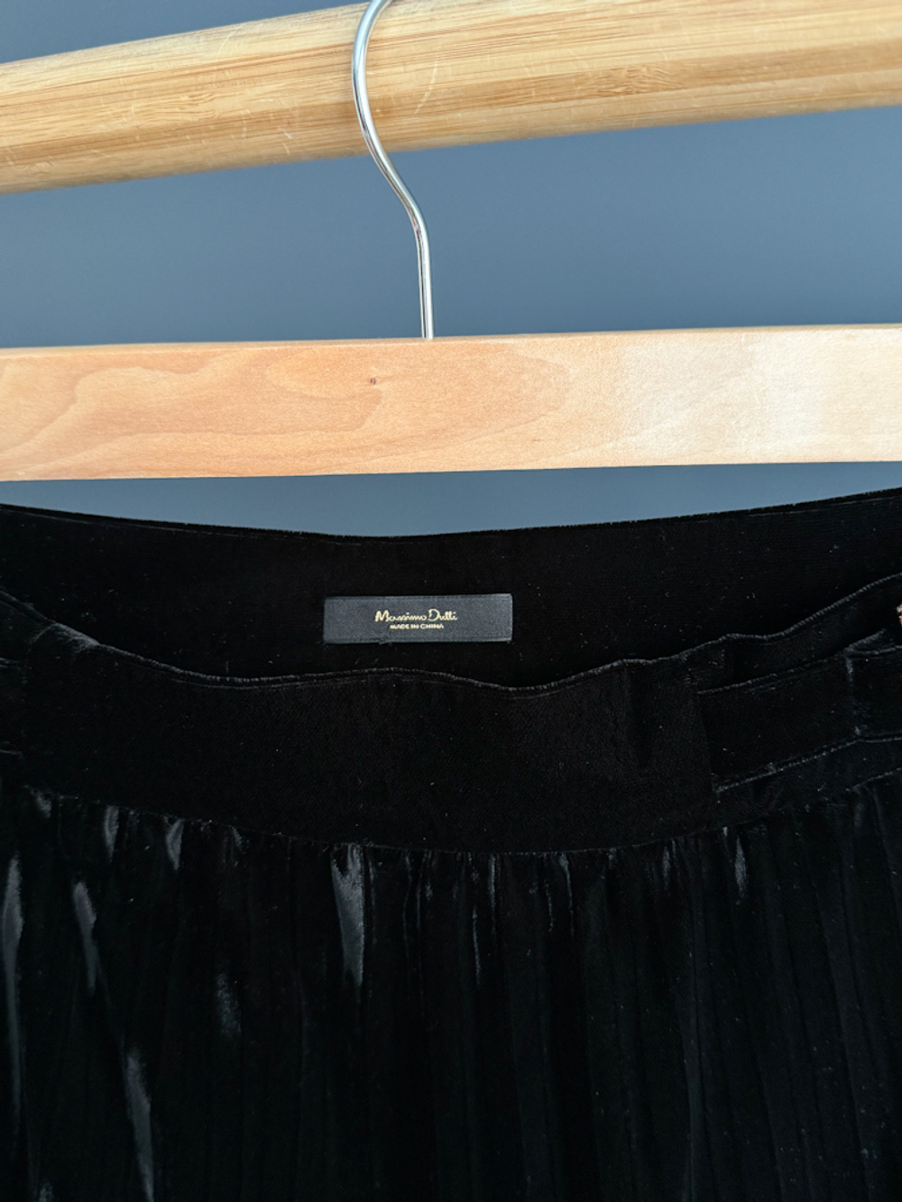 Бархатная юбка Massimo Dutti, М