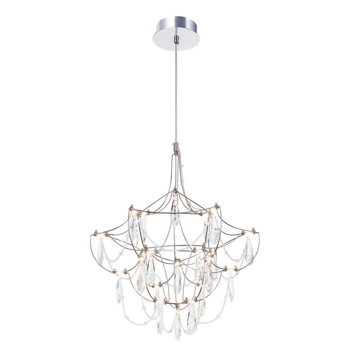 Подвесная светодиодная люстра Modelux Premium ML.5601.400P СН