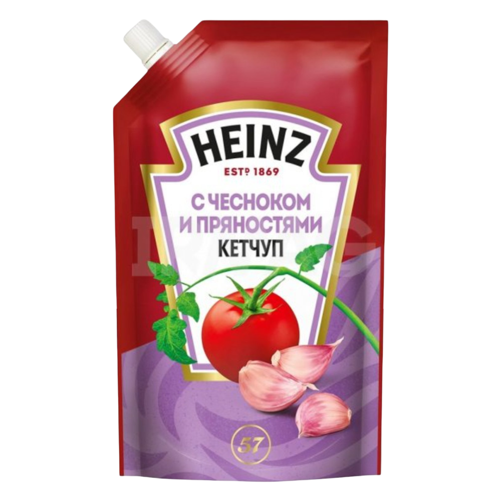 Кетчуп "Heinz" с чесноком и пряностями 320г