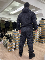 Костюм Горка 5 зима / чёрный питон