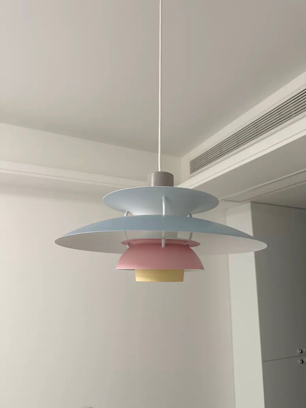 Pendant design lamp PH 5 by Louis Poulsen (coloured )