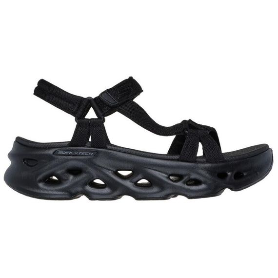 Skechers GO RUN Swirl Tech 'Fierce Black'