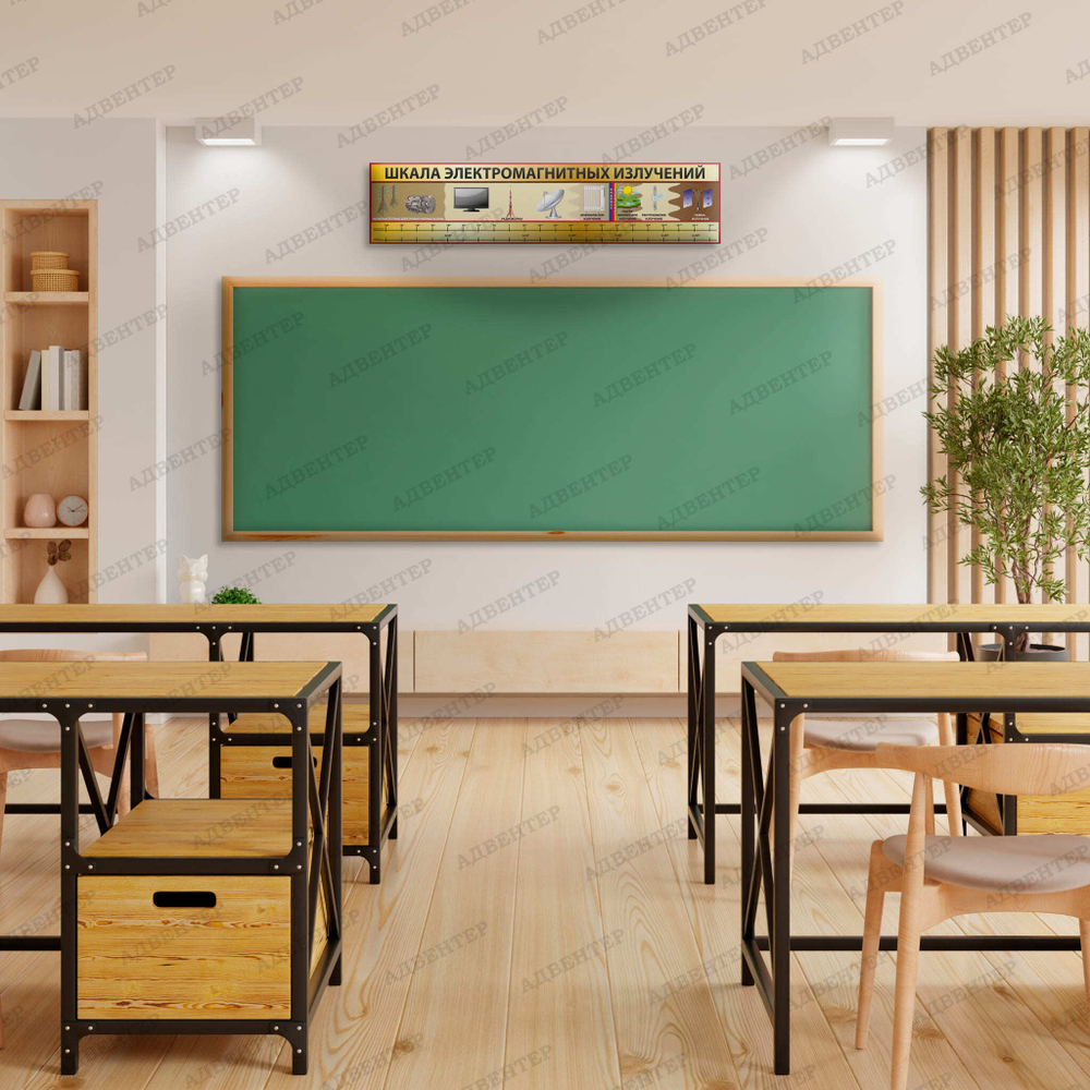 Стенд Шкала электромагнитных излучений 1019