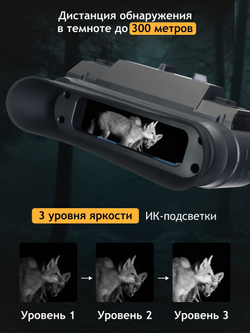 Бинокль цифровой ночного видения Levenhuk Halo NVB10 Helmet, с креплением на шлем