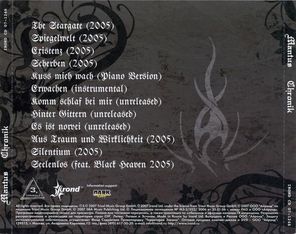 Mantus / Chronik (RU)(CD)