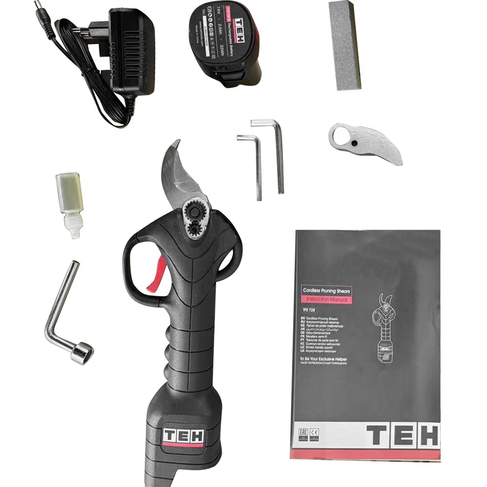 Секатор аккумуляторный 16V TEH TPS728