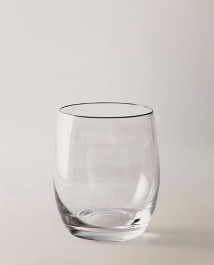 Zara Home стакан из стекла, цвет серебристый, 10 см