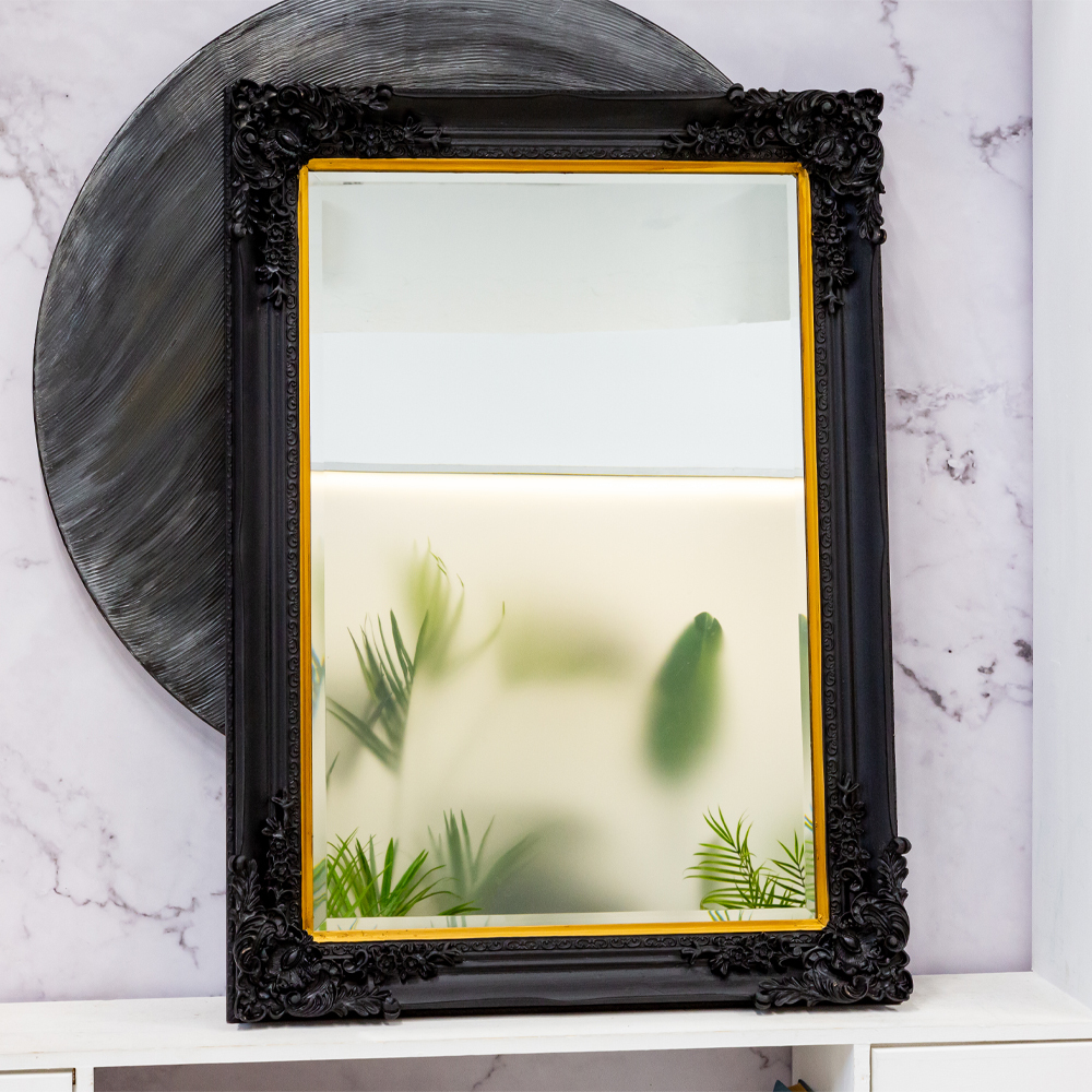Зеркало настенное Объект мечты Зазеркалье Моррис блэк версия S OM-21052603