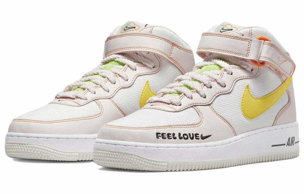 Кроссовки Nike Air Force 1 "Feel Love" (Женская размерная сетка)