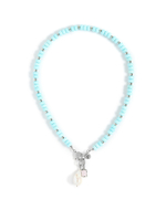 Колье "Blue plane" Silver