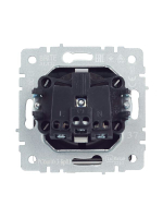 Розетка BRITE РСбш10-3-БрШ 16А IP20 с заземл. защ. шторки с крышкой механизм шампань IEK BR-R16-16-K37