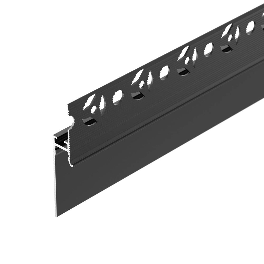 Профиль PLINTUS-FANTOM-H35-2000 BLACK (Arlight, Алюминий) 043665