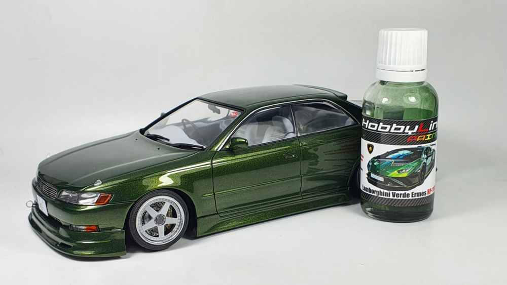 Краска лаковая HobbyLink Lamborghini Verde Ermes/Psyche HP-1105