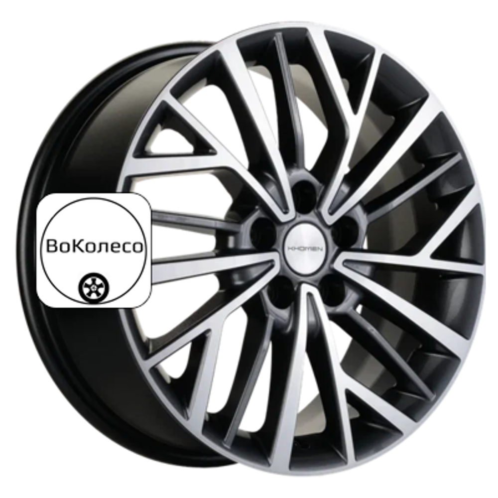 7x17/5x114,3 ET40 D66,1 KHW1717 (Qashqai) Gray-FP Khomen Wheels