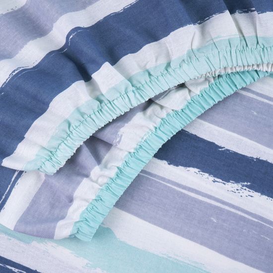 Простыня на резинке  Валерия,  200x200х30 см. , бязь  DOMTEKC