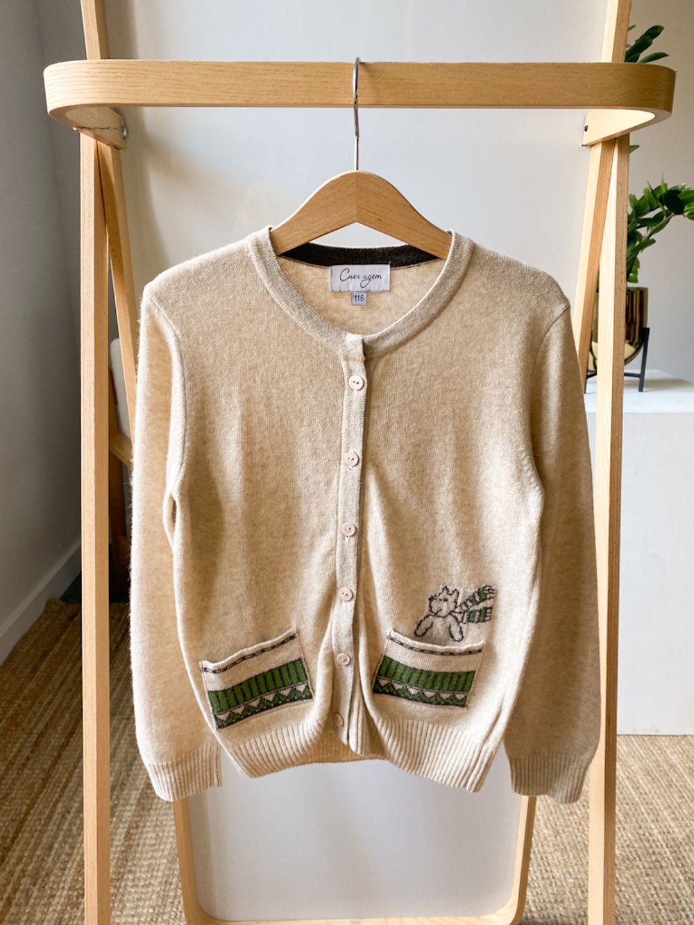 Шерстяной кардиган Снег идет, 116