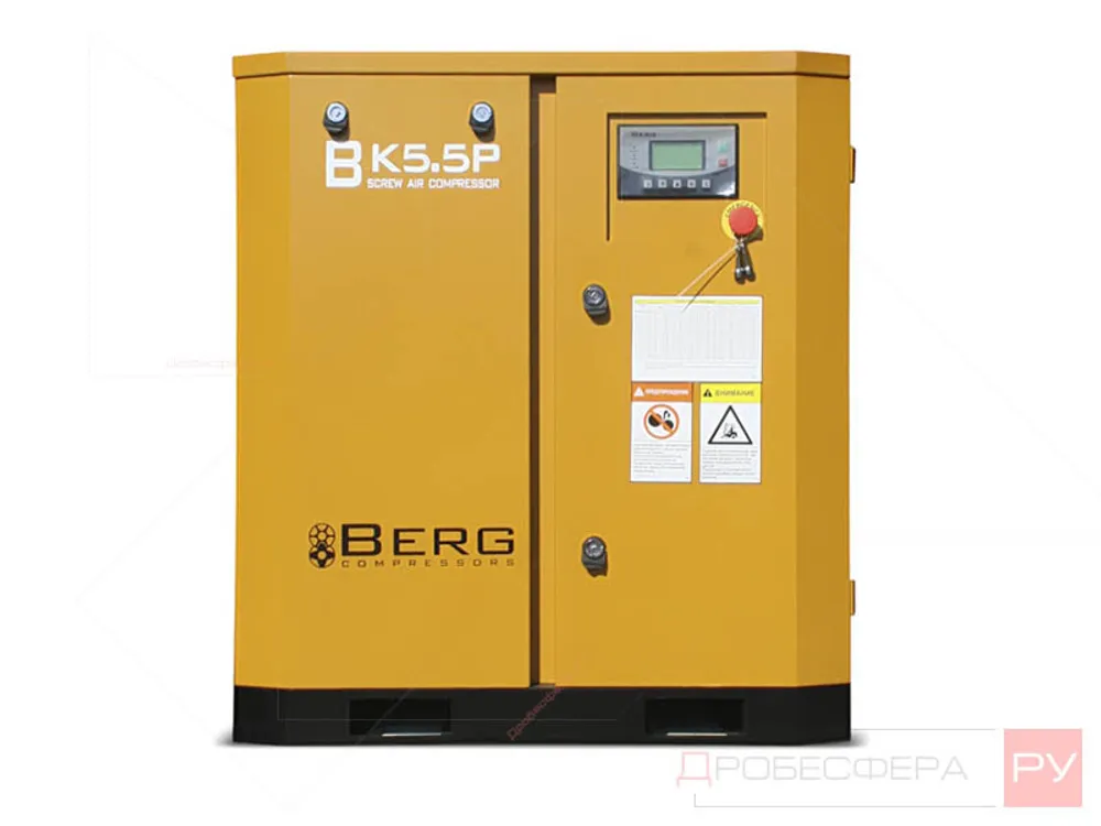 Винтовой компрессор Berg ВК-5,5Р-Е/8-IP54