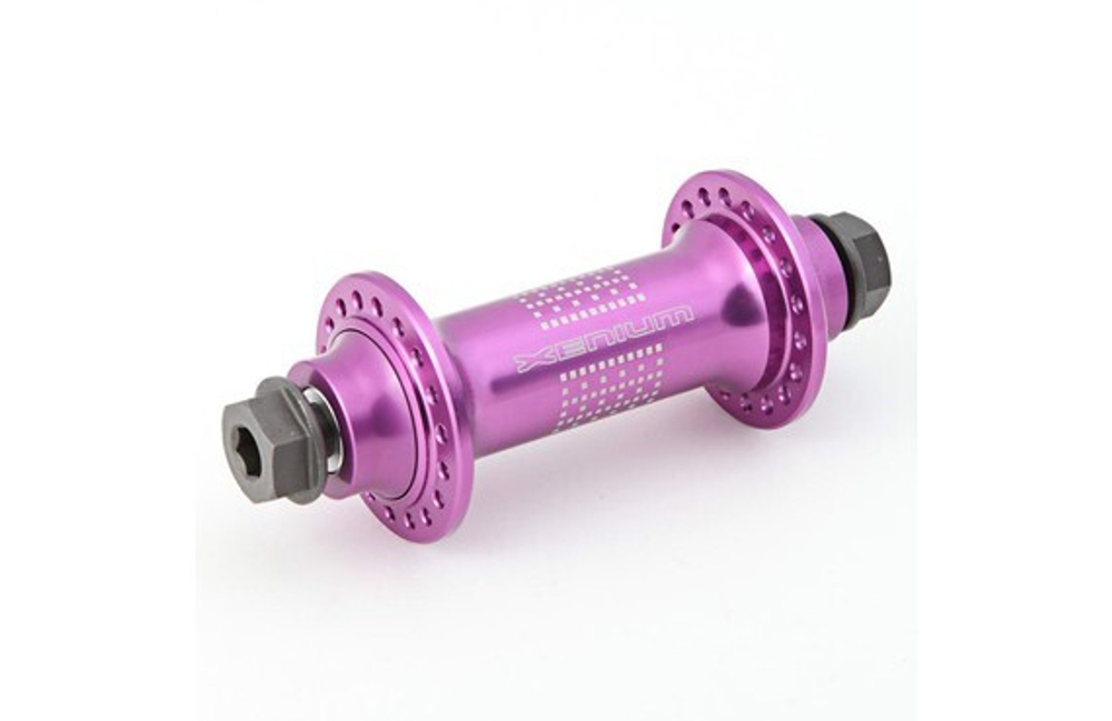 Втулка передняя Xenium STR-41 100*10mm болты 220гр. 36H Purple