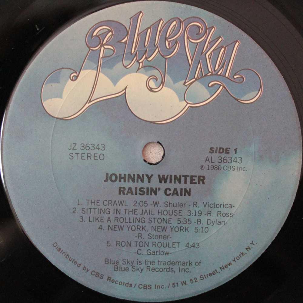 Johnny Winter / Raisin' Cain (LP)