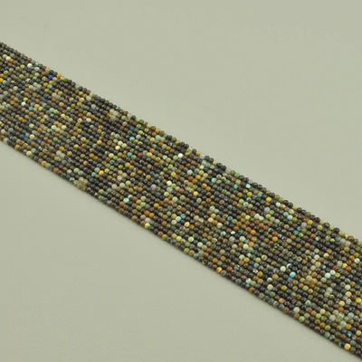 Нитка Хризоколла 39 см. 2,1 мм. (Без замка)