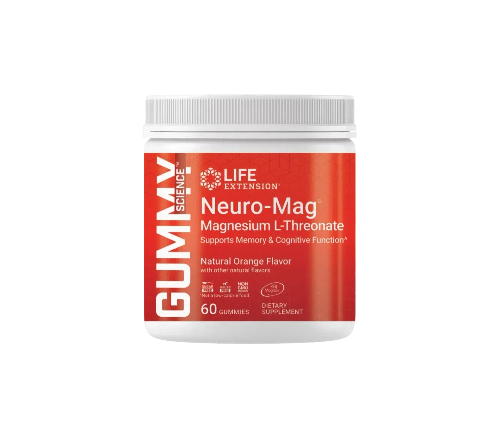 Life Extension - Gummy Science™ Neuro-Mag® Magnesium L-Threonate (Orange) 60 gummies