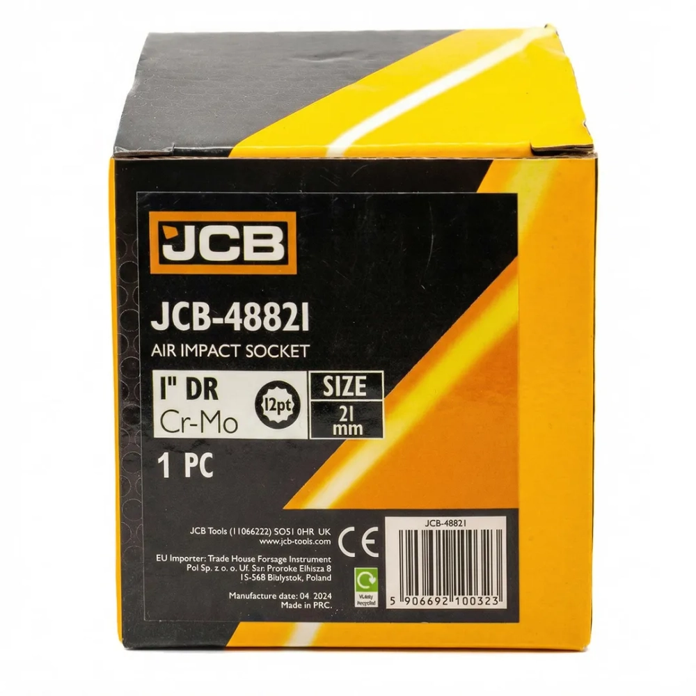 Головка ударная 21мм (12гр.), 1'' JCB JCB-48821