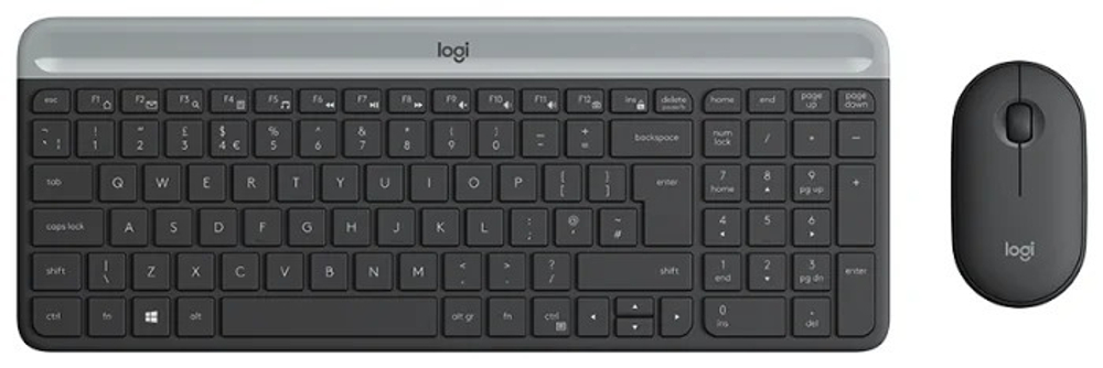 Клавиатура и мышь Logitech MK470 Slim Wireless (920-009206)