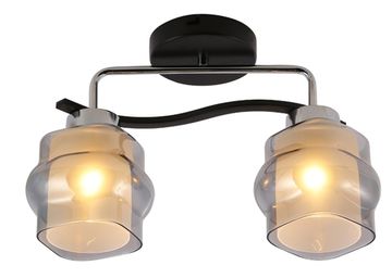 07032/2 BLACK+CHROME (4) Люстра (RL)