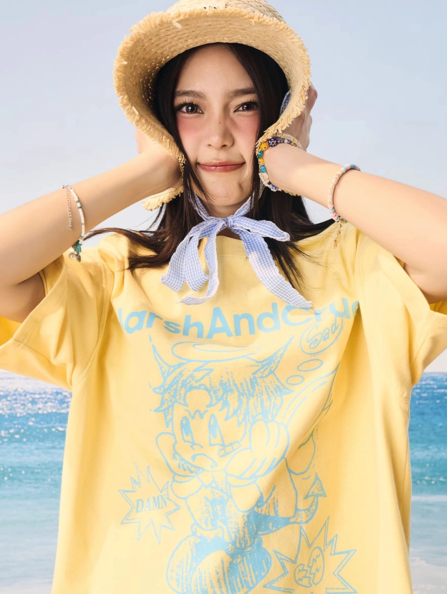 Футболка HARSHandCRUEL "Emo Angel" Oversized Tee