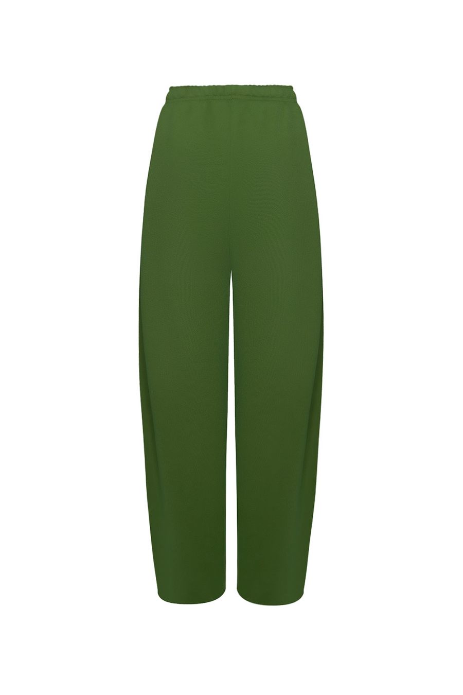 Штаны бананы с защипами Тёмно-зелёный