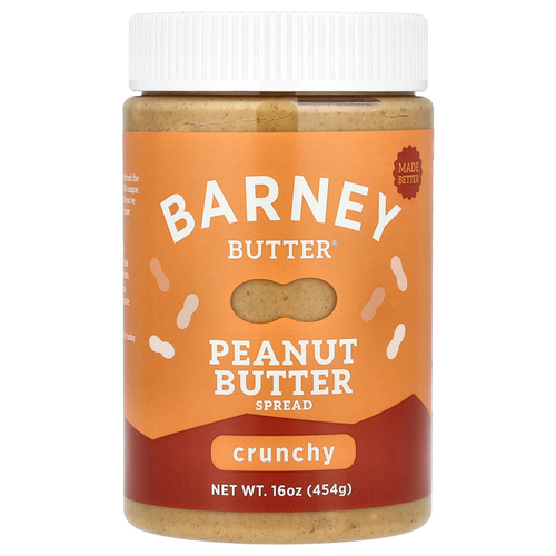 Barney Butter, Спред с арахисовой пастой, хрустящий, 454 г (16 унций)