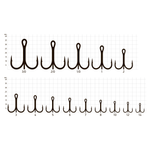 Крючки Saikyo тройн.7001G № 14 (25шт)