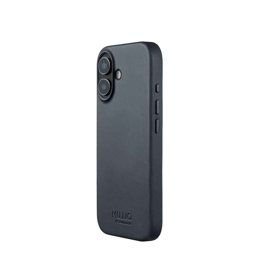 Чехол Mujjo Leather для iPhone 17 базальт
