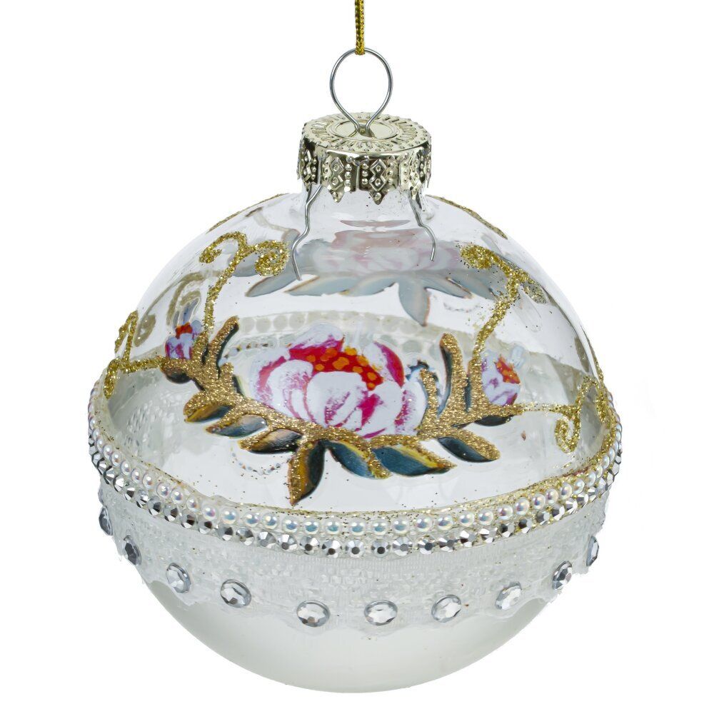 GAEM Набор из 12шт Украшение новогоднее "Шар", D 8 см, L34 W25 H9 см