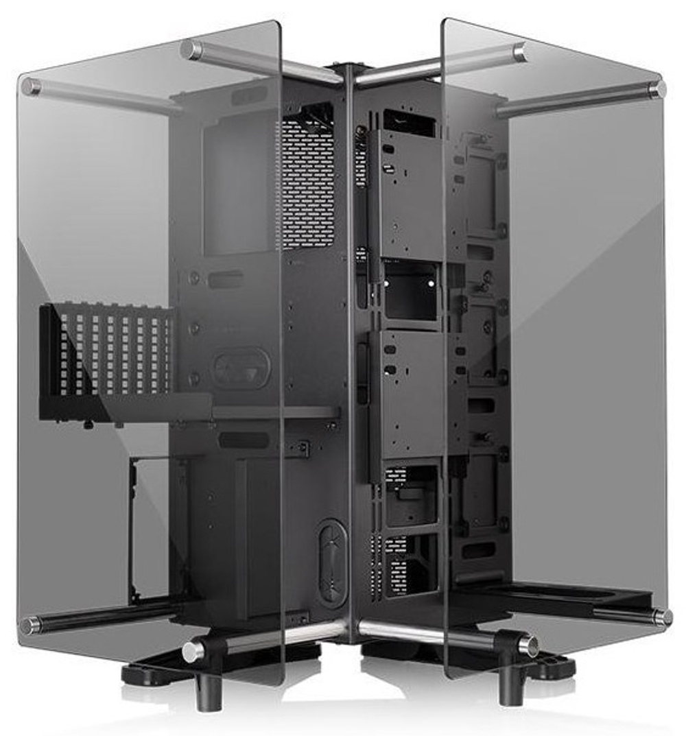 Корпус Thermaltake Core P90 TG Edition черный