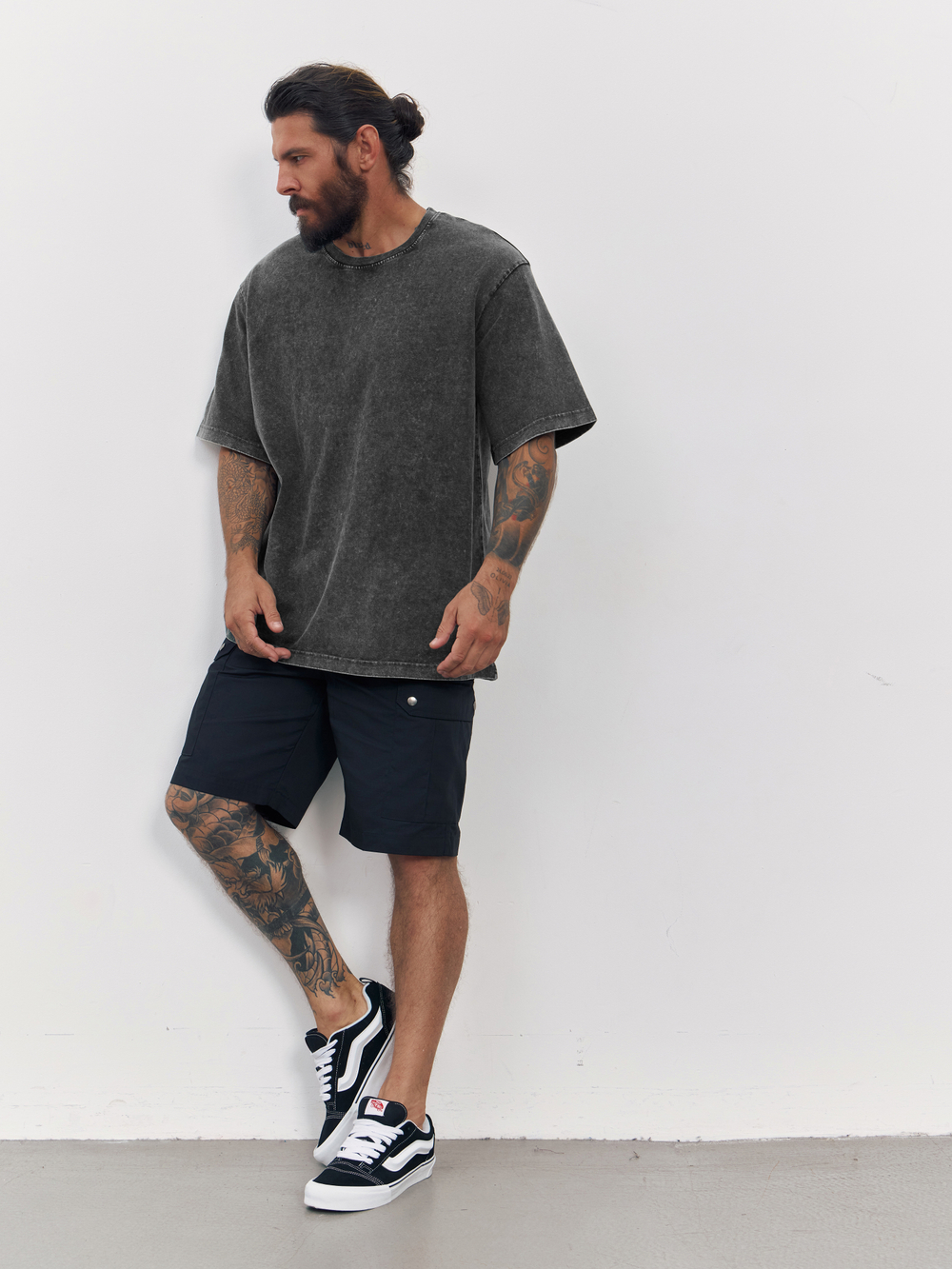 Футболка garment dyed (хаки)